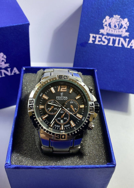 Festina Homme Argent Noir